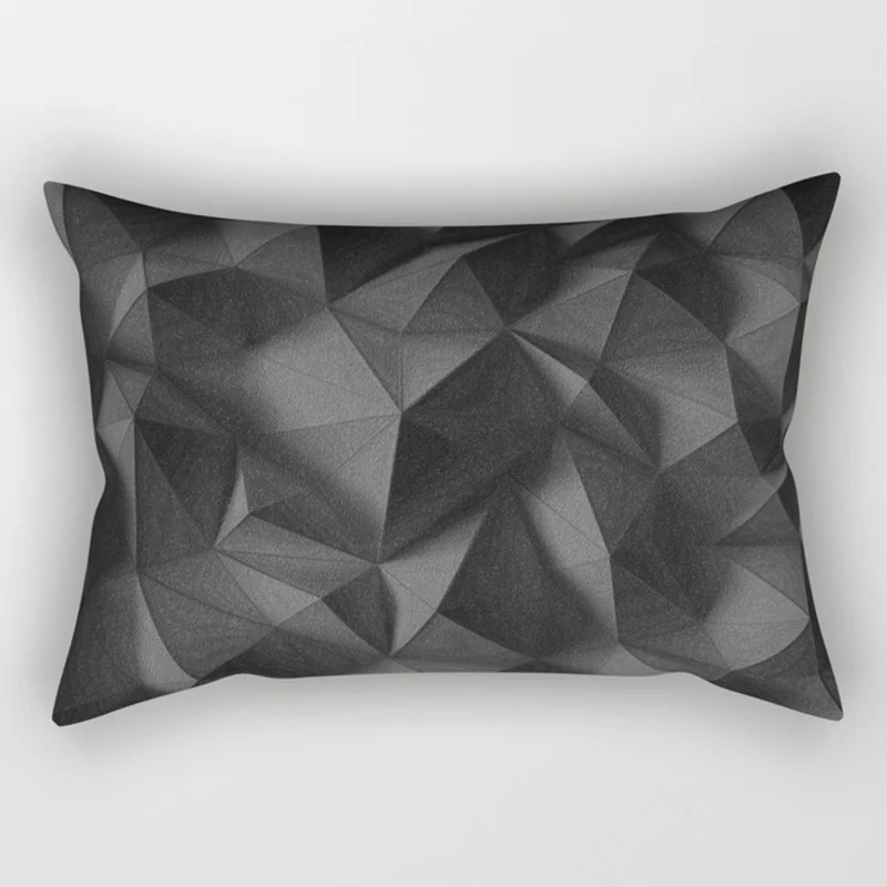 Beautiful  Geometry Shapes  Patterns Short Plush Rectangle Small Pillow Cases Size 50cm By 30cm