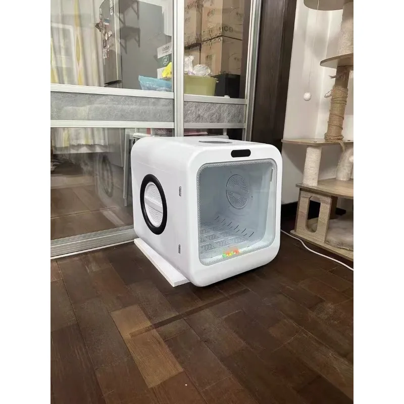 Xiaocong Automatic Pet Hair Dryer Box For Home Bathing Drying Cat Dog Blower Warm Wind Grooming Tools Pet Hair Drying Device
