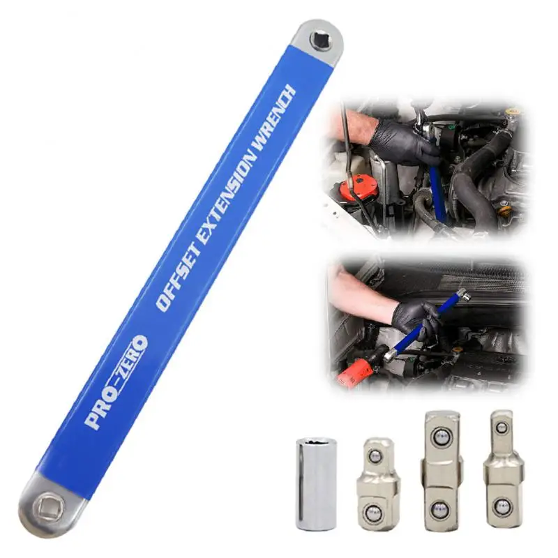 

High Carbon Steel Multifunctional Extension Wrench Sets Adjustable Manual Torque Dual-purpose Wrench Sets Hand Tools