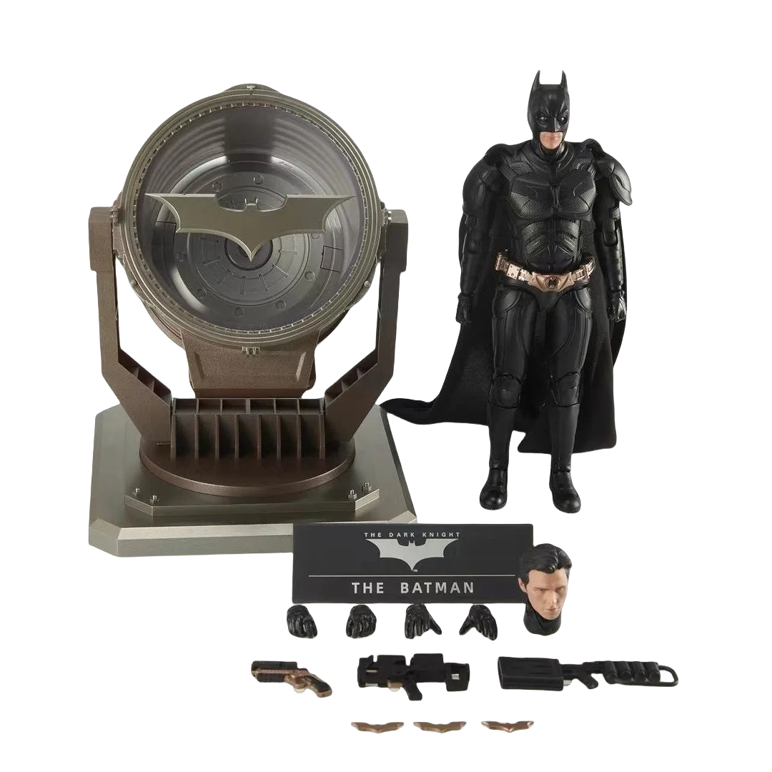 Batman: The Dark Knight Action Figure 1:12 Trilogy Assembly Model Series Bat Signal Battle Suit Action Figures Kids Verjaardagscadeau