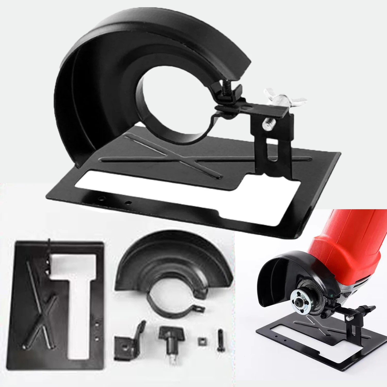 

Cutting Bracket Protective Cover for Angle Grinder Adjustable Angle Grinder Protective Cover,Angle Grinder Shield Cover