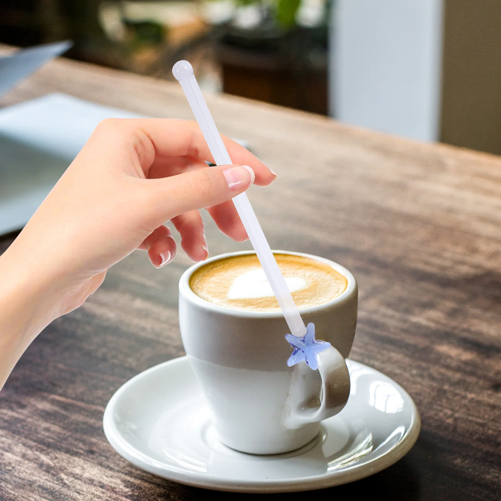 

5Pcs Reusable Glass Cocktail Mixing Sticks Fine Craftsmanship Beverage Stirrers for Daily Use and Gifting Solution