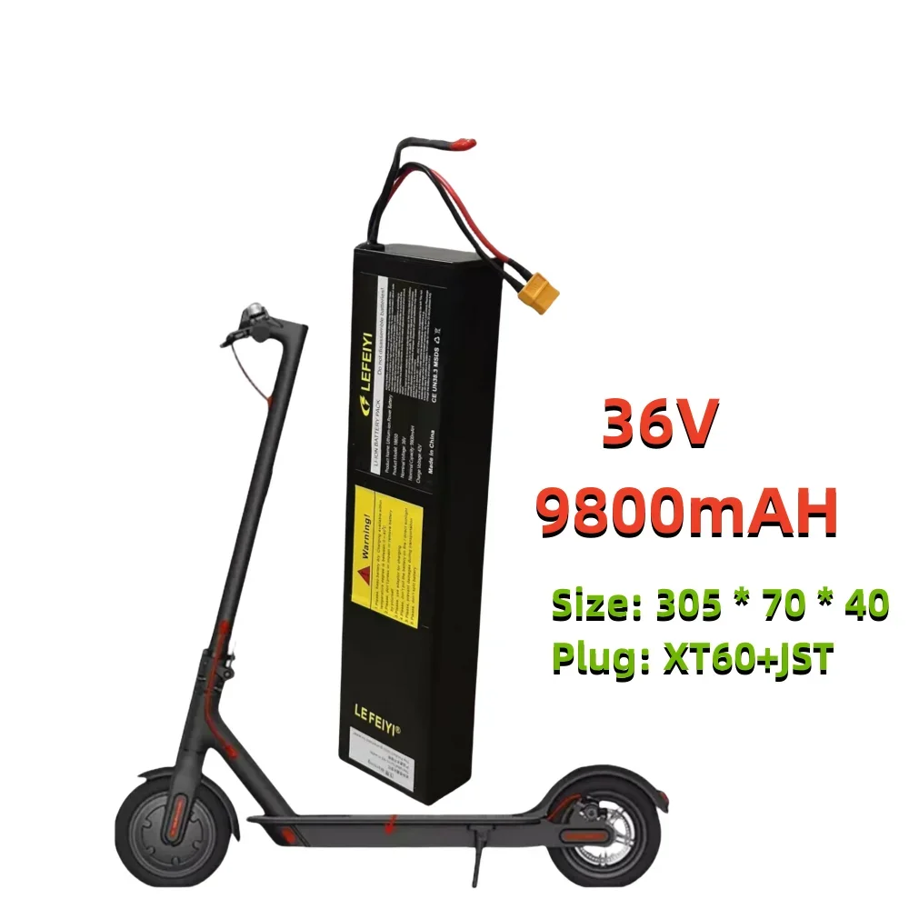 36V, 9800mah, suitable for Kugou scooters S1, S2, S3, S3 Pro high power battery 350W, 500W battery pack 10S3P