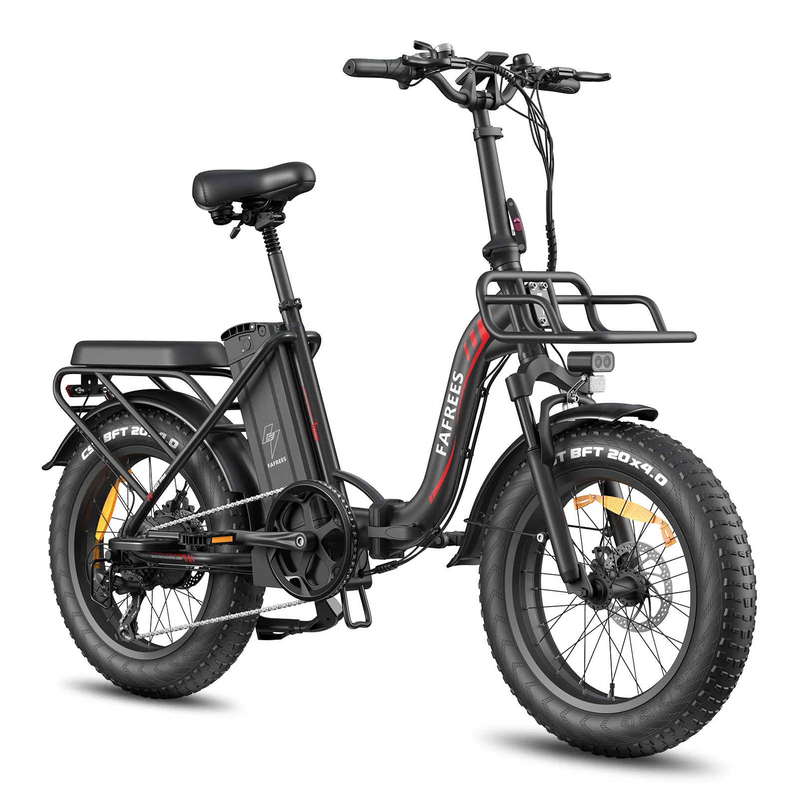 Fafrees F20 Max Elektrische Fiets 20 x 4.0" Vetband Mountain E-bike voor Volwassenen 48V 30Ah Verwijderbare Batterij 110-150 km Bereik - afbeelding 2