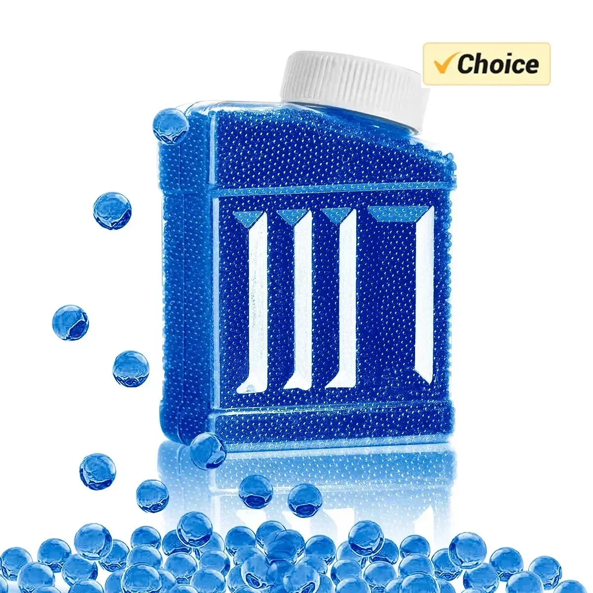 YYAbsorbent رصاصة زجاجة صغيرة مربعة زجاجة كريستال رصاصة 7-8 مللي متر ماصة حبة تحميل فقاعة حبة #1