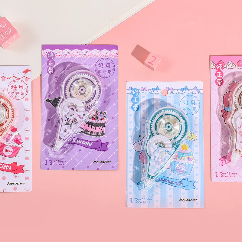 

12 шт/лот 5mm*12M Sanrio Kuromi мелодия корицы Kuromi Cat коррекция ленты рекламной канцелярские принадлежности подарок школьные офисные принадлежности