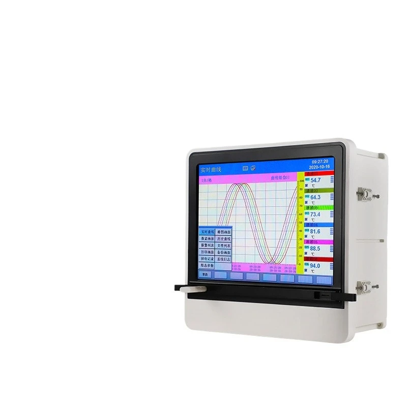 

70-Channel paperless recorder, industrial grade, temperature and pressure inspector