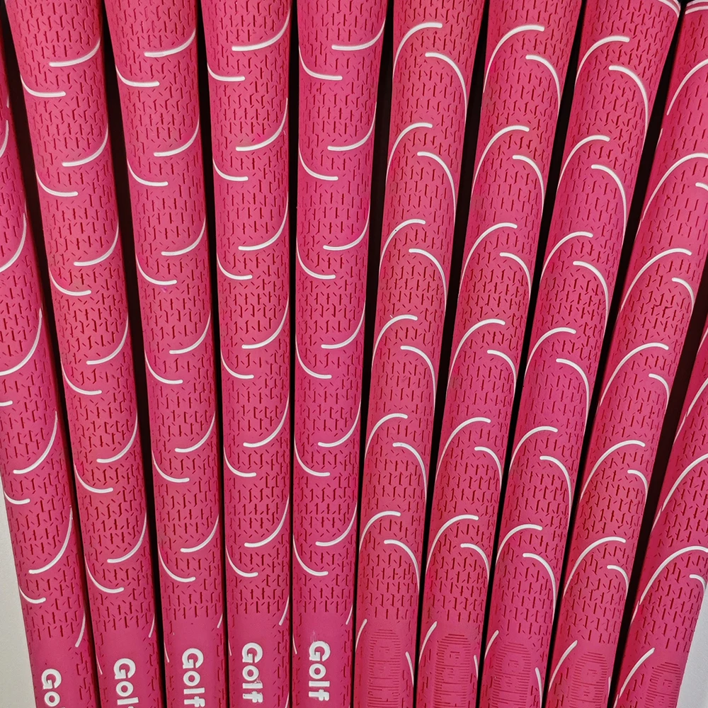 13pcs/lot Pink Golf Clubs Grips Rubber Golf Grips for Choose Women Grip Anti Slip Golf Club Grip Standard Free Shipping