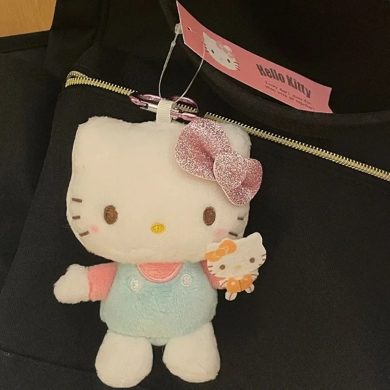 Sanrio Hello Kitty muñeco de peluche Kawaii juguete de peluche llavero hebilla chica mochila colgante regalo de vacaciones