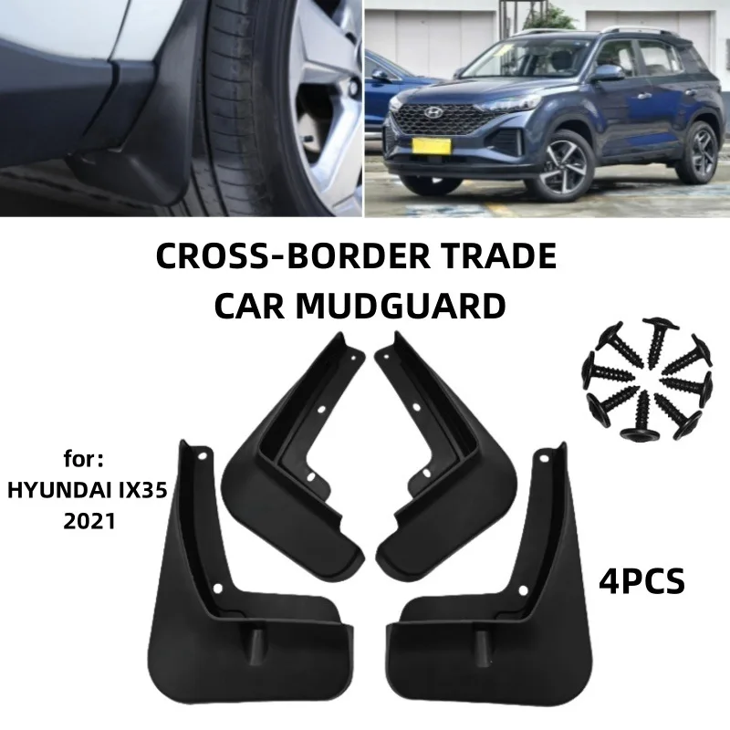 

Suitable for the 2021 Hyundai HYUNDAI IX35 Mudguards Fender Mudflaps Front Rear Flares Splash Guards Cover Car Accessorie