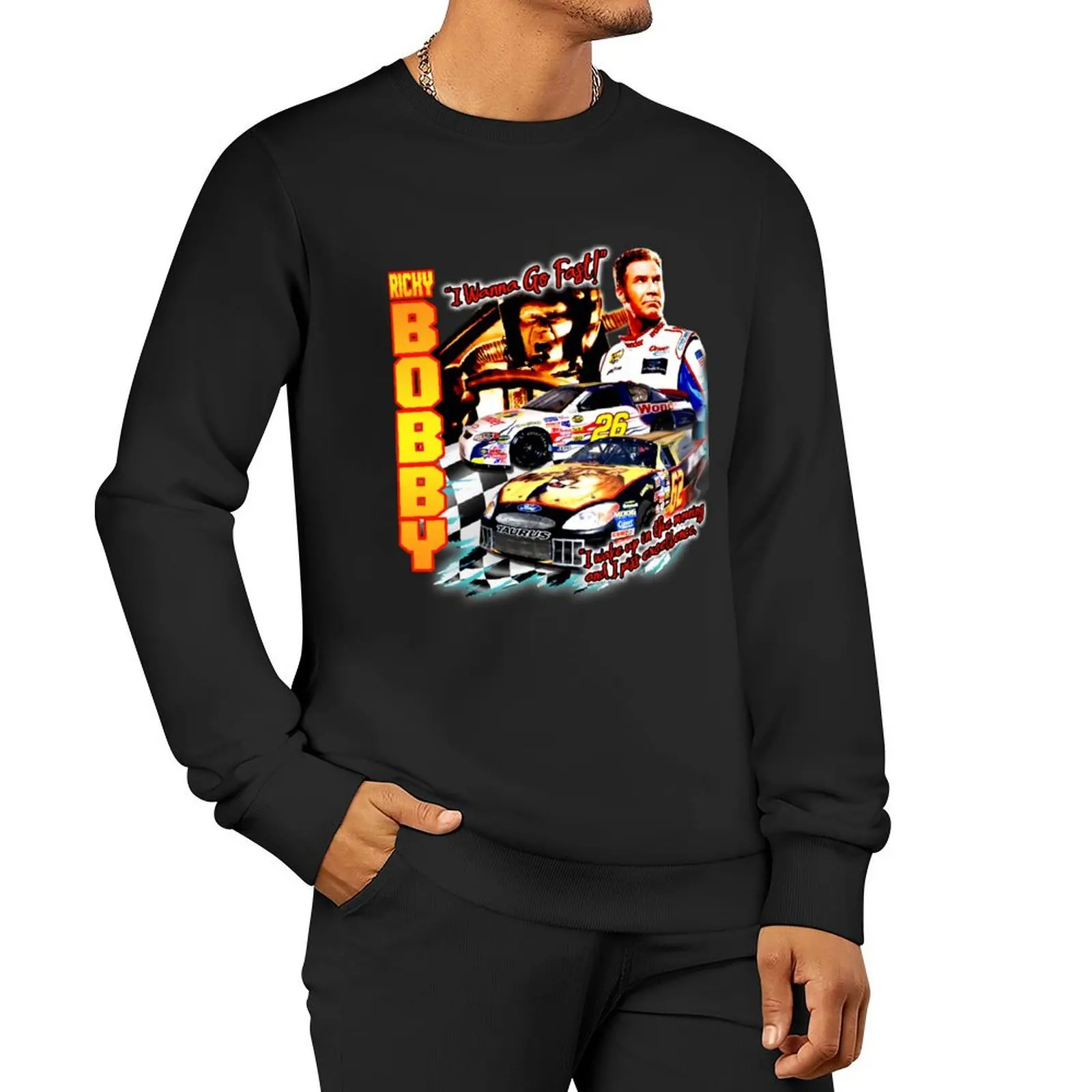 

Ricky Bobby Racing Shirt Sweatshirt tracksuit men sweatshirt for men