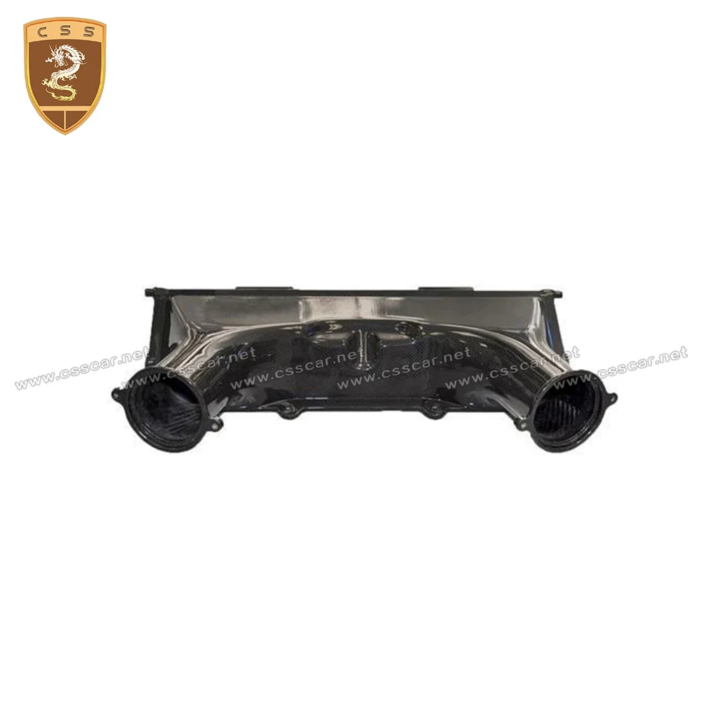For Ferrari F8 OEM Style Car Interior Air Intake Hood Cover Dry Carbon Fiber Compartment Intake Air Box Inner Accessories