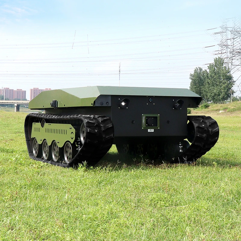 แชสซีหุ่นยนต์แบบตีนตะขาบพร้อมค - Tracked Robot Chassis บทวิจารณ์และราคา