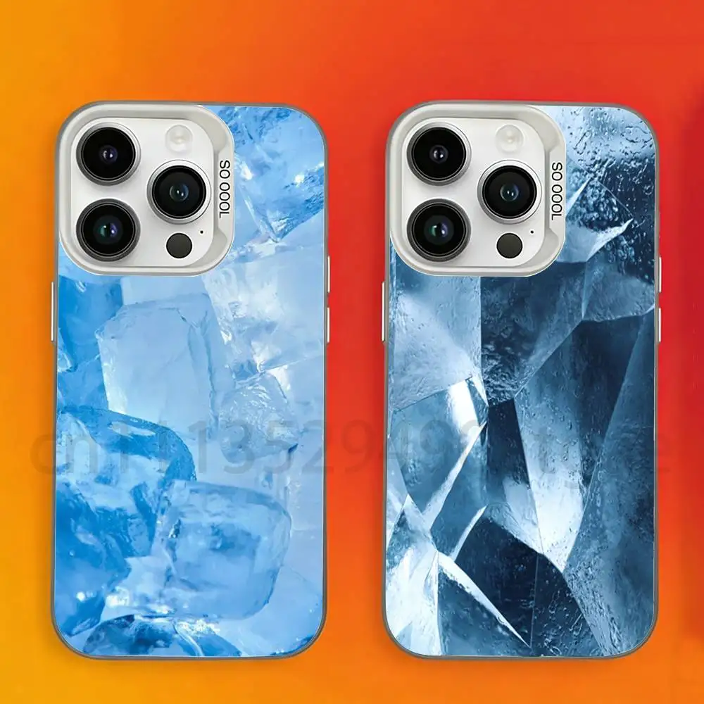 

Funny Ice Patterns Phone Case For iPhone 17,16,15,14,13,12,11,Pro,Max,Plus,Mini, Anti Fall Matte Hard Bumper
