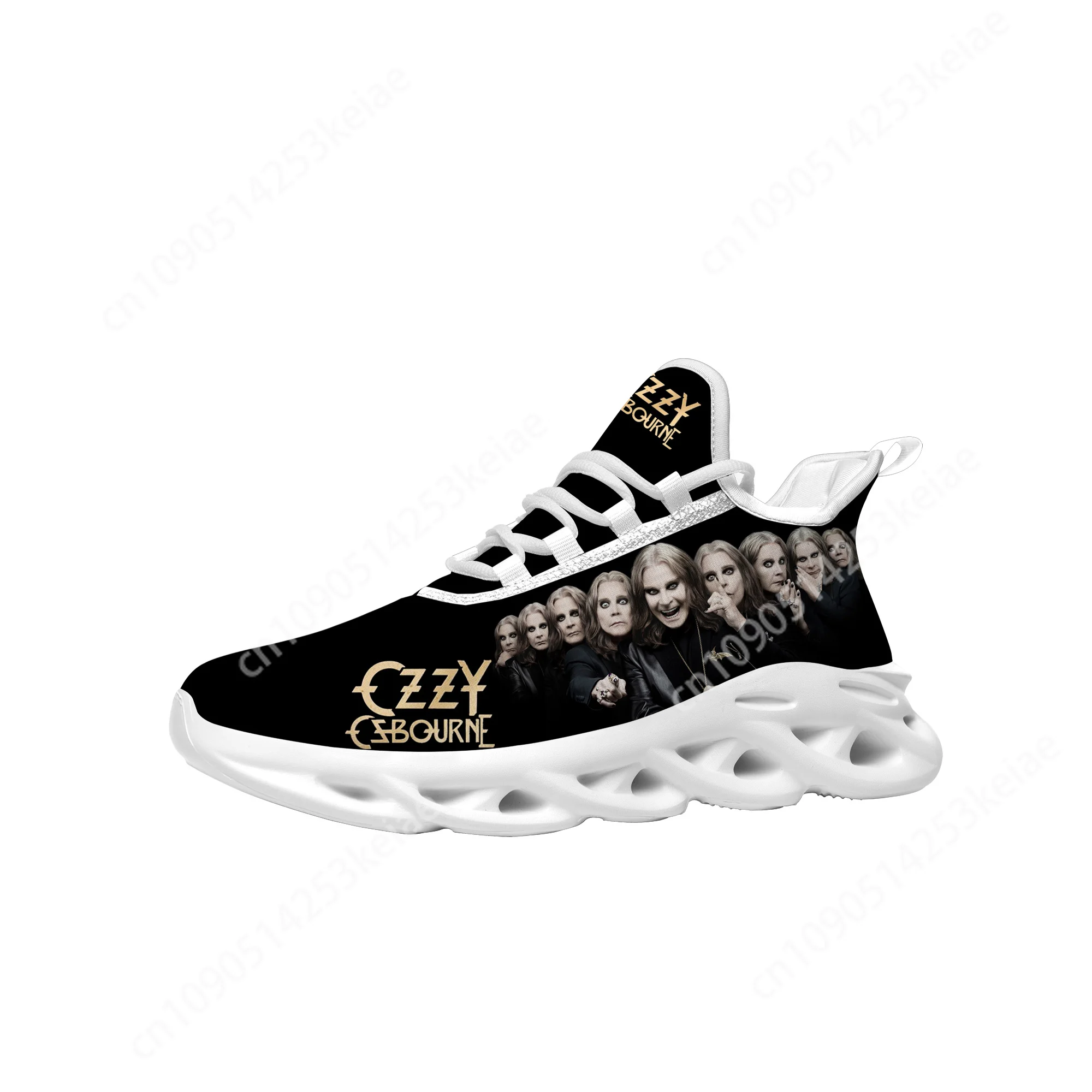 Ozzy Metal Rock Singer Osbourne Flats Sneakers High Quality Mens Womens Sports Shoes Customized Sneaker Casual Custom Made Shoe