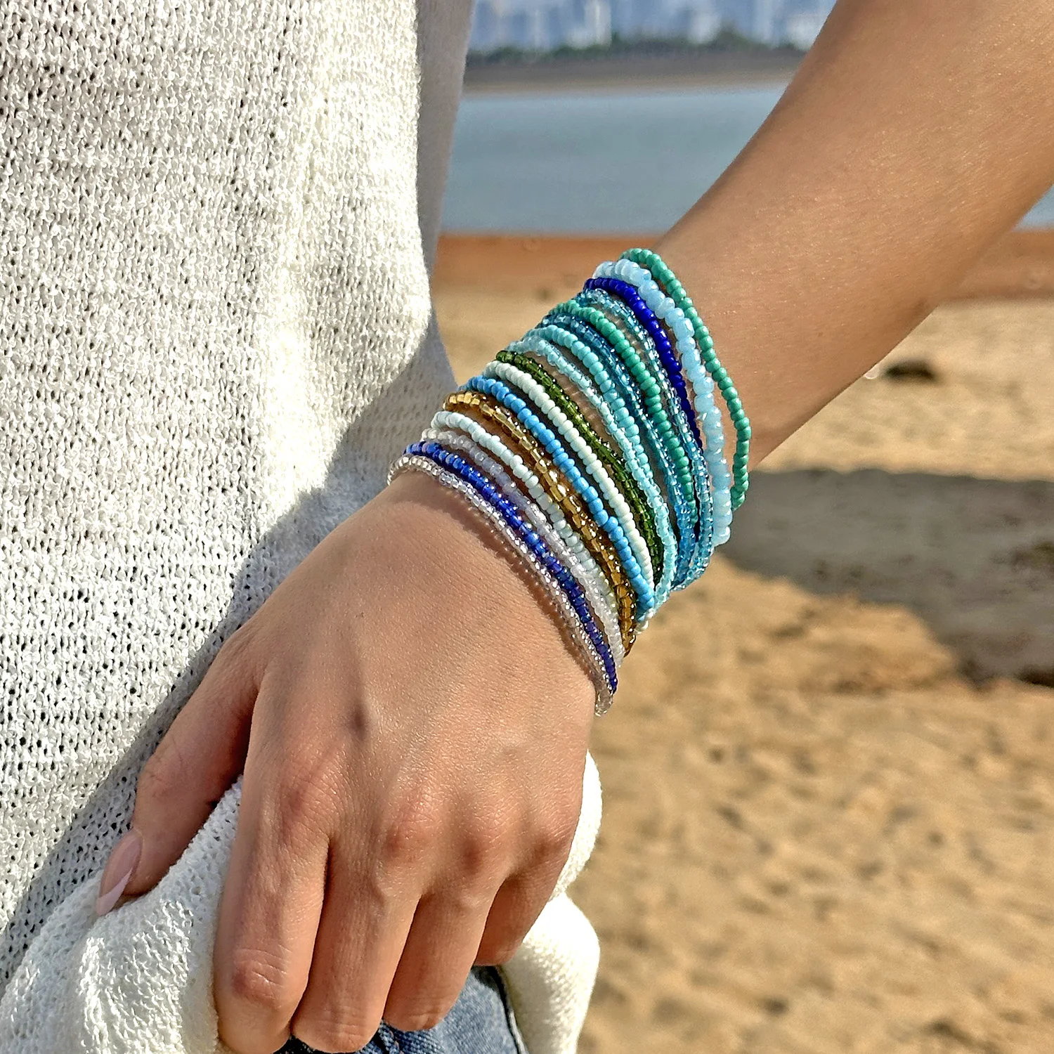 16/20 adet/takım Bohemian Renk - Resin Bangle Bracelet incelemesi ve fiyatı