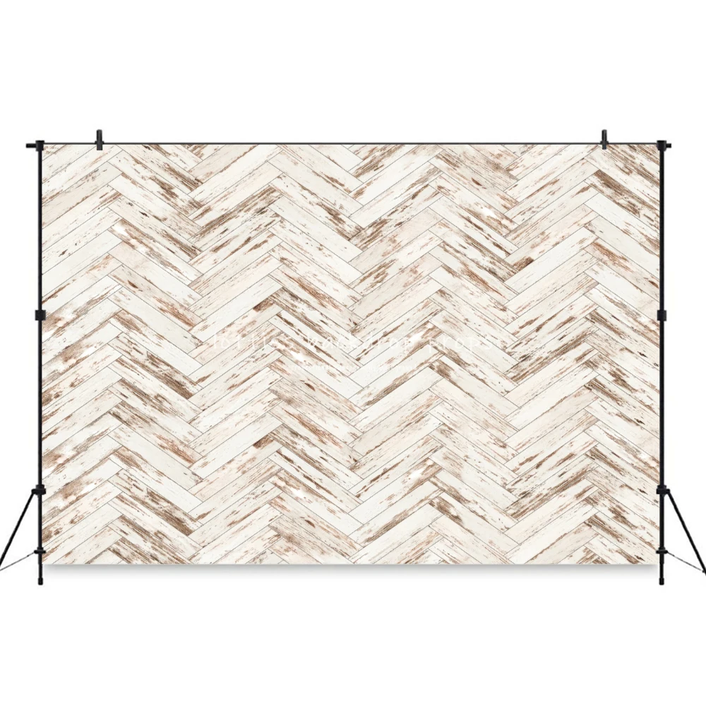 Zig Zag Wooden Board Floor Backdrops White Brown Plank Photography Z-shaped Texture Wood Background For Photostudio Props