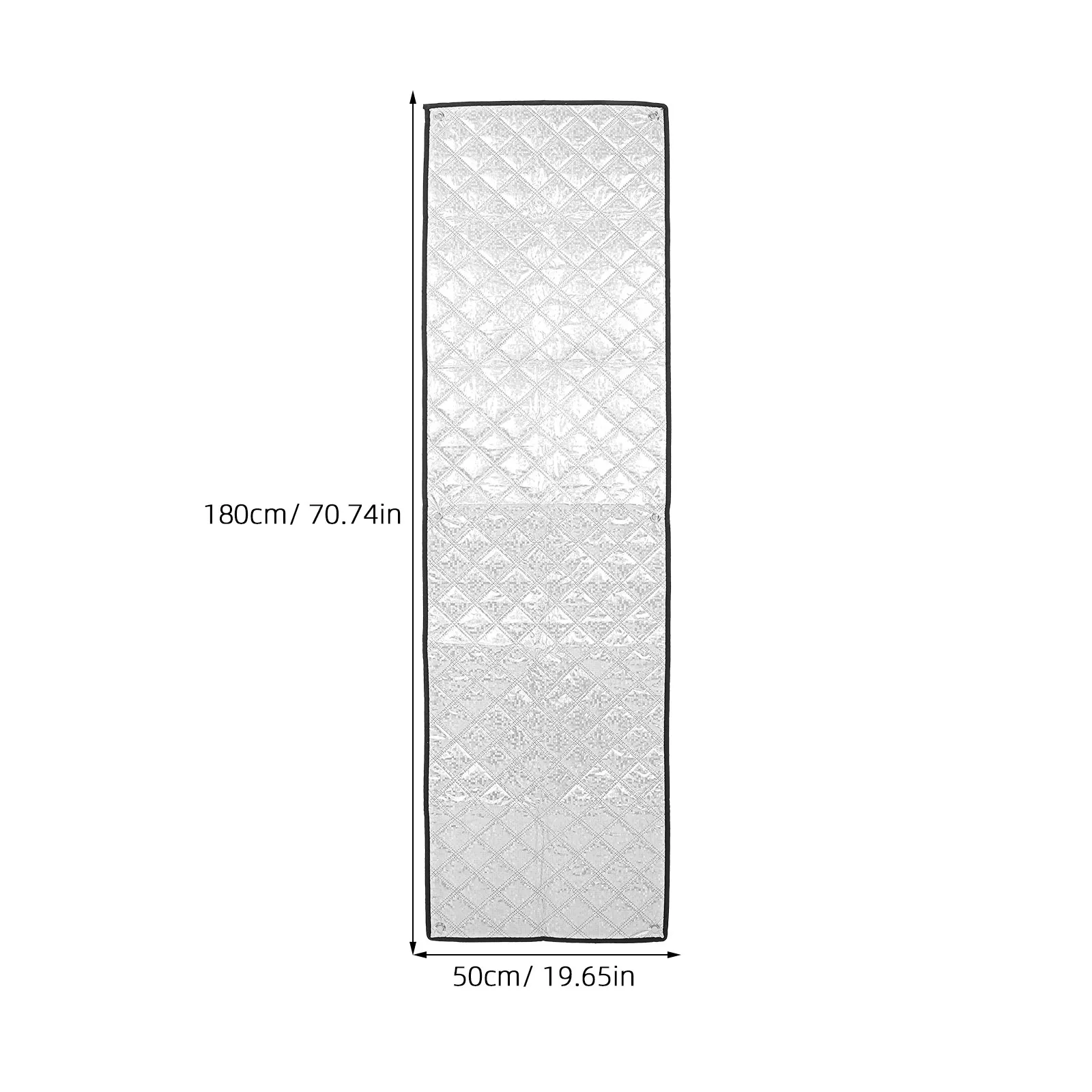 Chest Freezer Cover 71x20in Aluminum Foil Insulated Frostproof Freezer Top Cover Waterproof Refrigerator Protector Outdoor