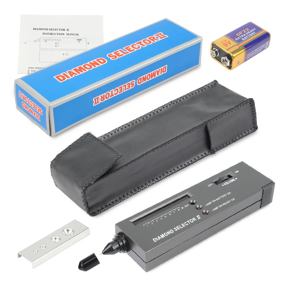 Imagem -05 - Led Diamante Indicador Teste Caneta Tester de Alta Precisão Diamante Gemstone Gem Selector Jóias Verer Ferramenta Profissional
