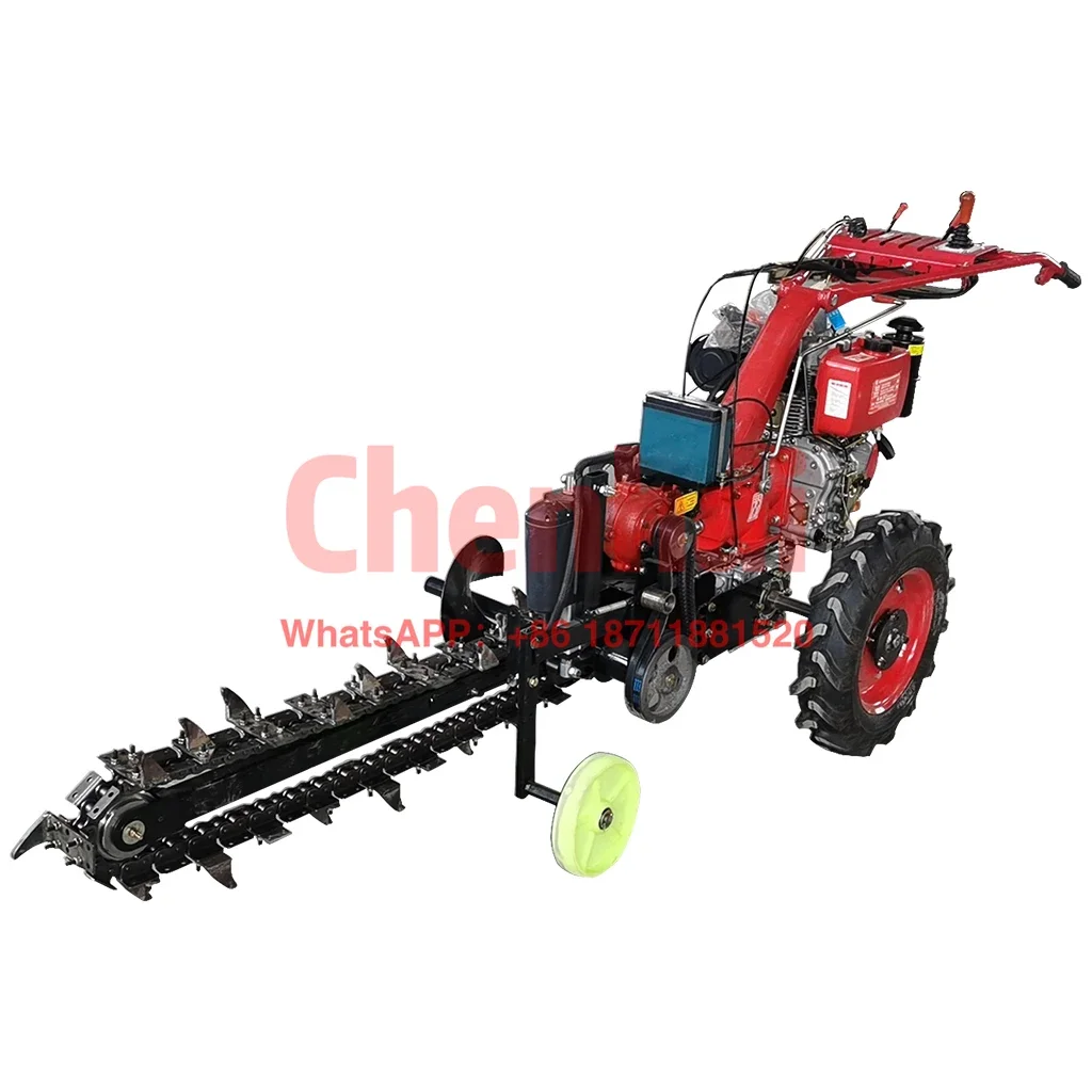 

Factory Supply Trench Digging Machine Chain Trencher Mini Trencher For Sale