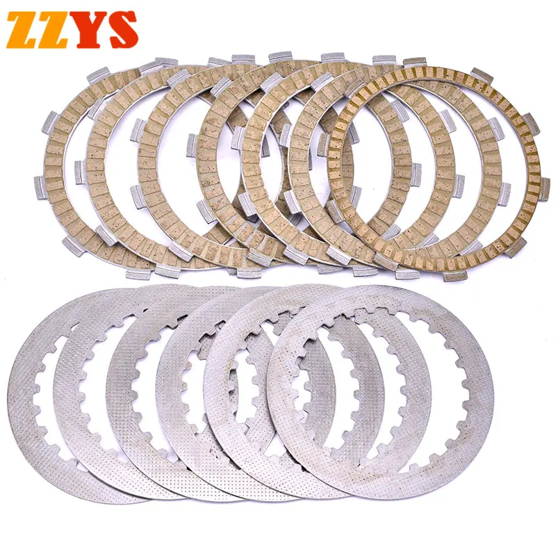 Motorcycle Steel Friction Clutch Plate Kit For KTM SX125 SX 125 For Husaberg TC250 TC 250 For HONDA XR400R XR400 XR 400 NE03