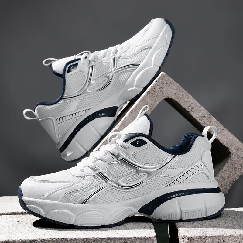 

New Man Women Sports Shoes Outdoor Lightweight Breathable Jogging Sneakers Female Casual Mesh Anti-slip Lace Up Running Shoes