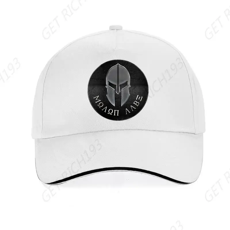 

Spear Warrior Molon Labe Motto Men Hat Cotton Men Women Trucker Hat Travel Snapback Hats One Size