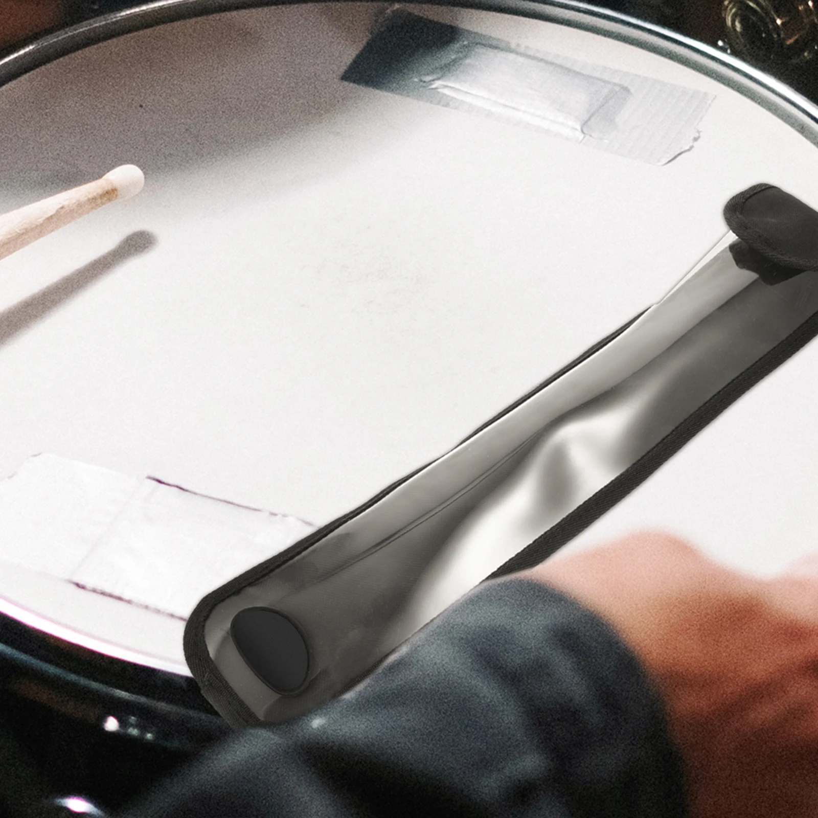 

Drumstick Bag Portable Nylon Drumsticks Holder Storage Pouch Lightweight Carry Case for Mallets Brushes Performance Stage