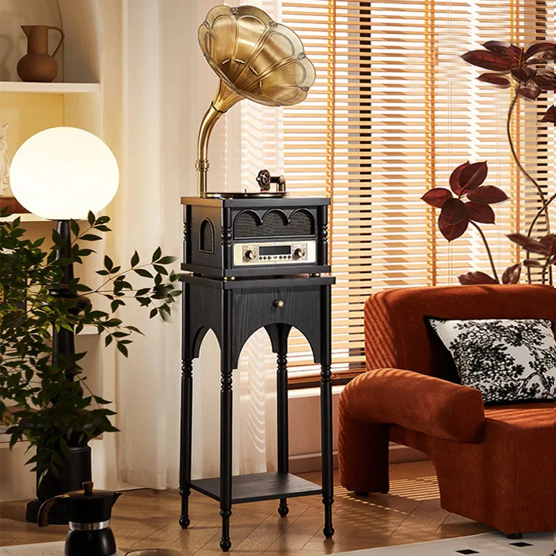 Catherine French retro phonograph living room European vinyl record player stereo integrated bluetooth speaker ornament