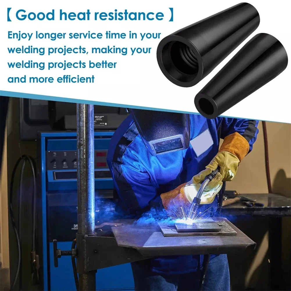 Heat Resistance Nozzle MIG Welding Nozzle Compact Design High Hardness Lightweight Long-term Use Thread Protection