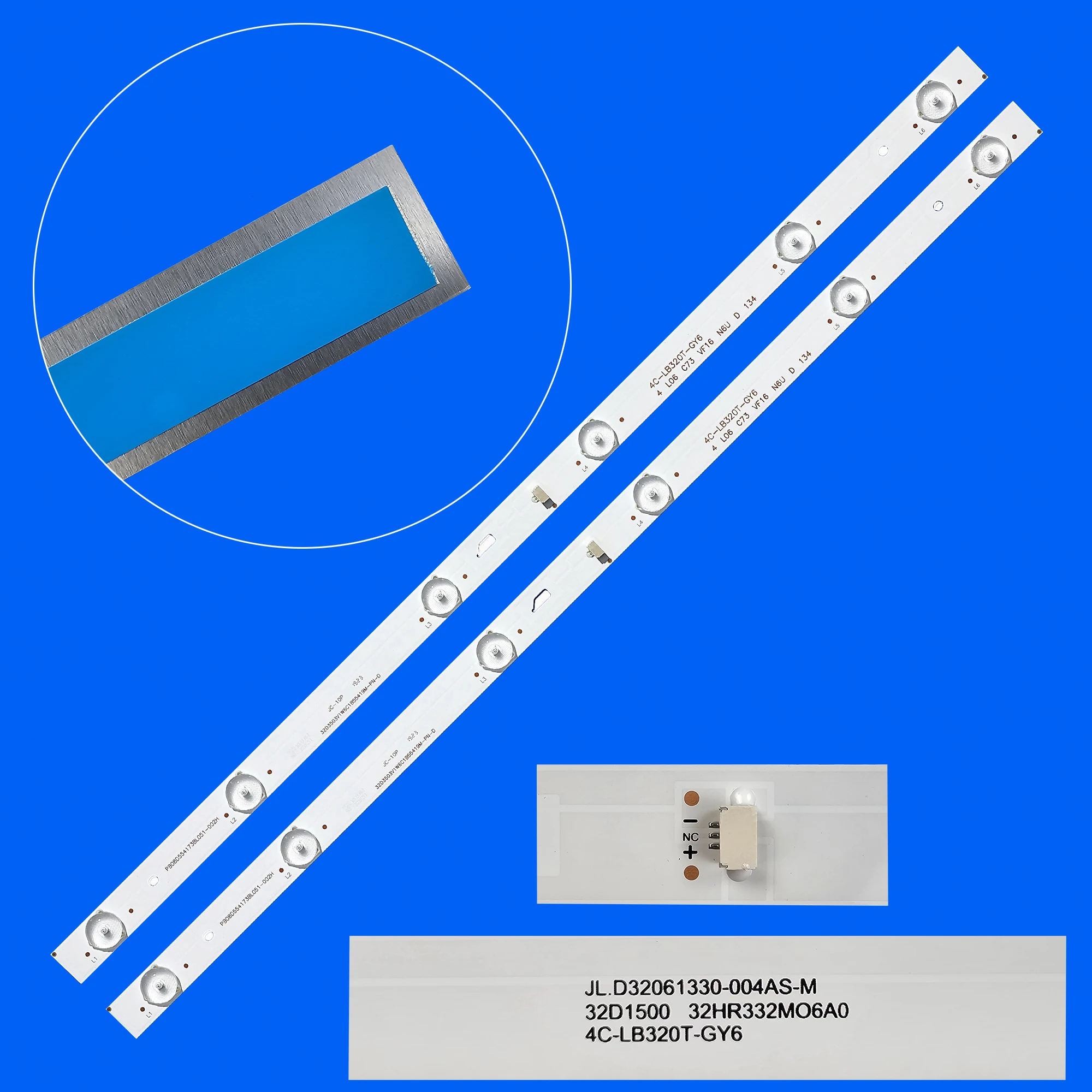 LEDバックライトストリップ,Toshiba NS-32D311NA17,le32b750,led32b750,Insignia D-LED,リバースton 3216,dbt2,PB08D554173BL051-002, 1 5 15キット用