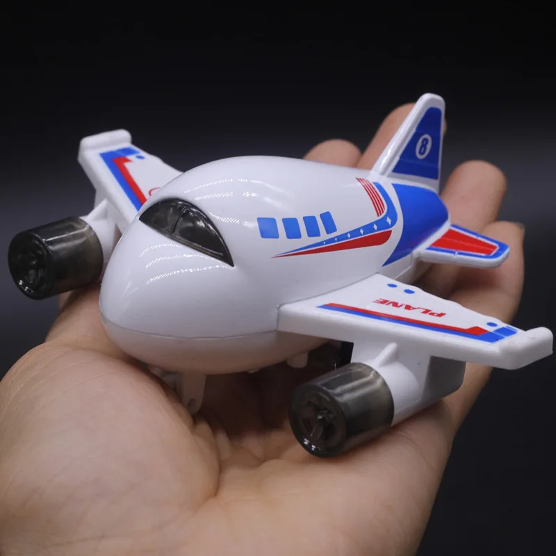 Alloy Pull Back Cartoon Passenger Airplane Model,Simulation Aircraft Toys,Children's Gifts in Original Packaging,Free Shipping