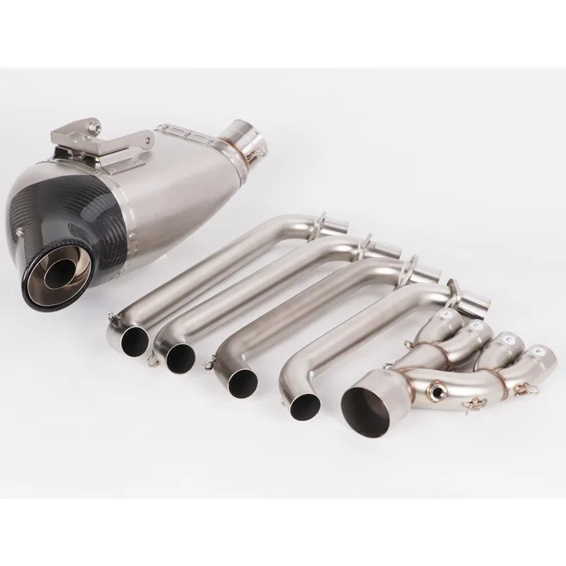 

600 Exhaust Pipe Race 600 Exhaust Pipe Full Section Backpressure Bottom Row Hidden Modified Muffler