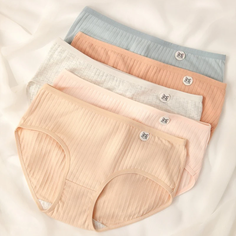 1 pcs New Pure Cotton Underwear Comfortable and Breathable Cotton Bacteriostatic Crotch Women's Underwear Panties