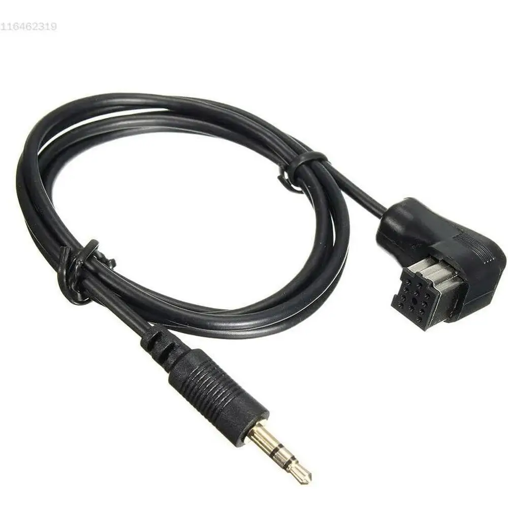 3.5mm Car Audio AUX Adapter Cabler Fit forhead units equipped with AI-NET interface, facilitating AUX audio input.