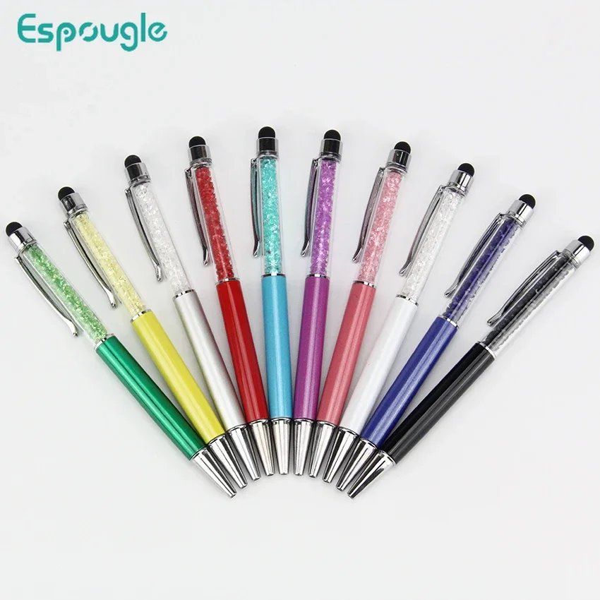 100pcs-2-in-1-new-mutlti-function-metral-touch-pen-color-diamond-crystal-touch-stylus-pen-for-ipad-iphone-tablets