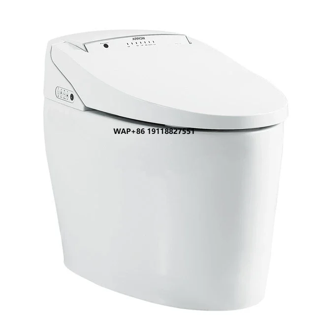 ARROW Brand Fully Self-cleaning Spray Nozzle Electronic Seat Heated Electric Intelligent Smart Toilet Elongated Included Floor