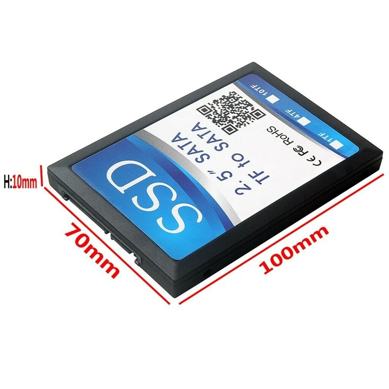 4 Micro-SD/TF Card To SATA Converter Card 22Pin RAID Quad TF Card To SATA 2.5 Inch SSD Adapter Card