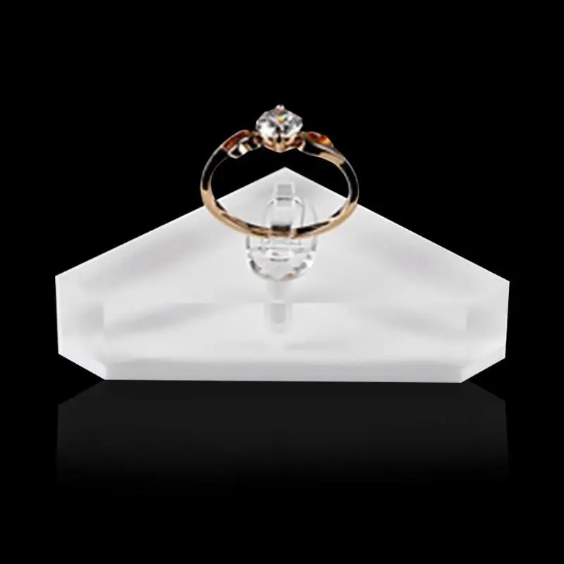 

A52E Зажимы для колец на палец Подставка для дисплея Подставка для колец Органайзер Стойка для шоу Декоративная