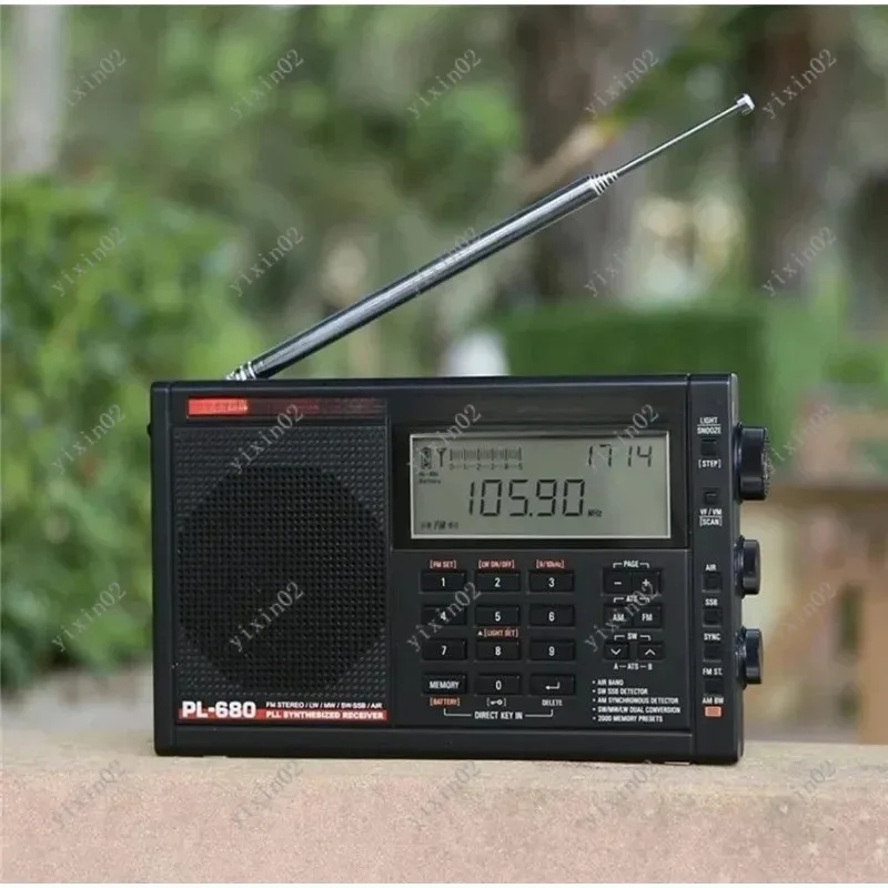 Portable PL-680 Shortwave Radio - Full Band Digital Modulation Enhanced Reception Device