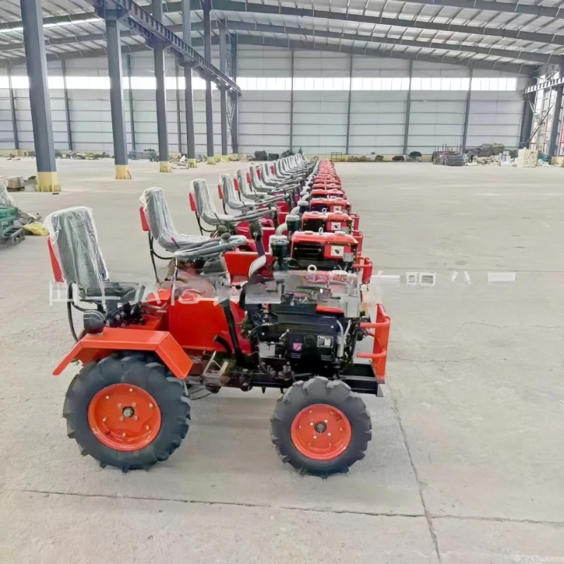 

Малогабаритный четырехколесный мотоблок, мини-трактор для гор и холмов, дизельный сельскохозяйственный роторный культиватор с водяным охлаждением