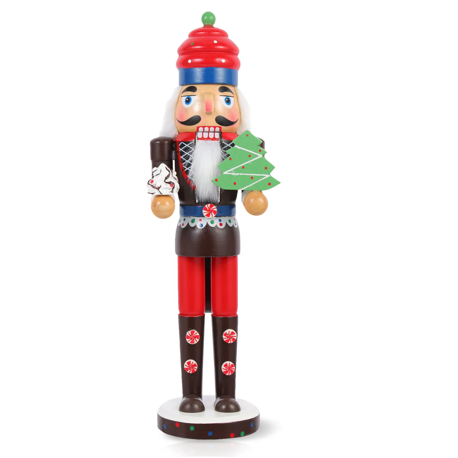 

Nutcracker Ornament Christmas Nutcrackers Wood Ornaments Puppet Decoration Figure Child Desktop Craft