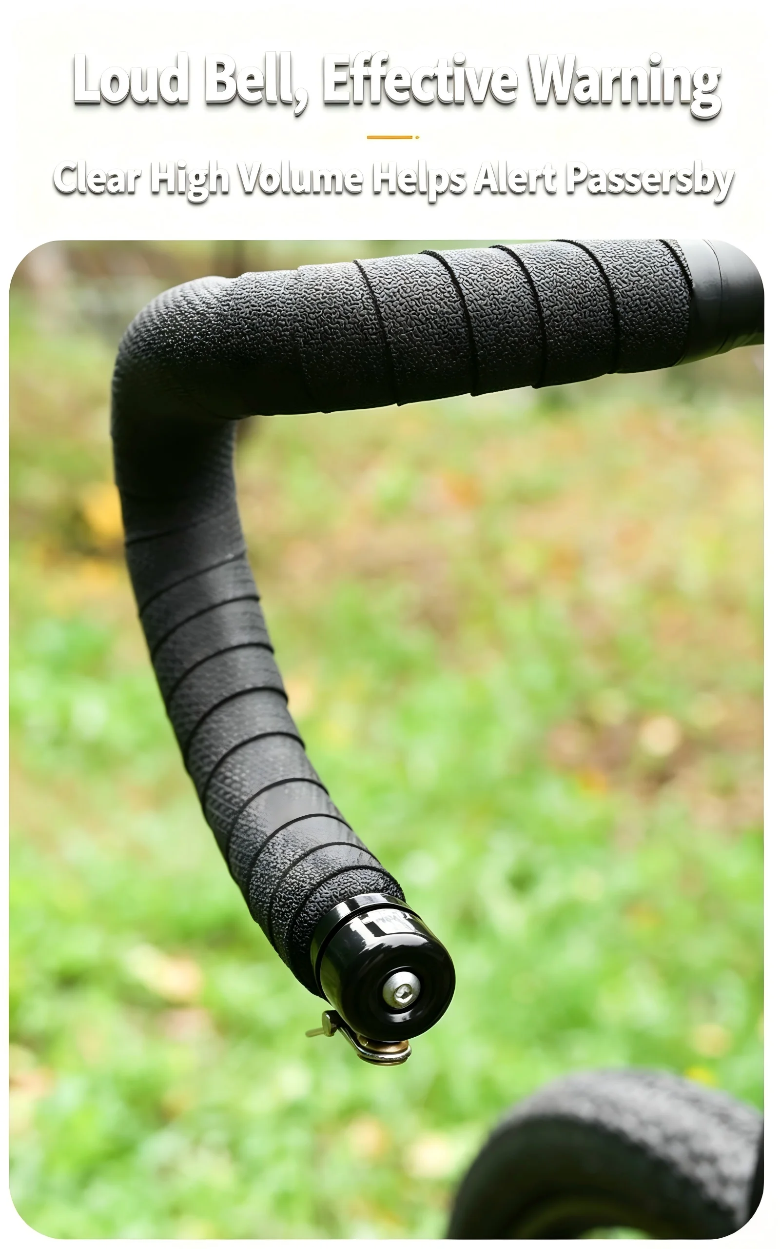 Vintage Fahrradklingel Lenkerendklingel Extra Laute Fahrradhupe für Rennrad MTB Cruiser Fahrradsicherheitsklingel Fahrradzubehör – Detail 5