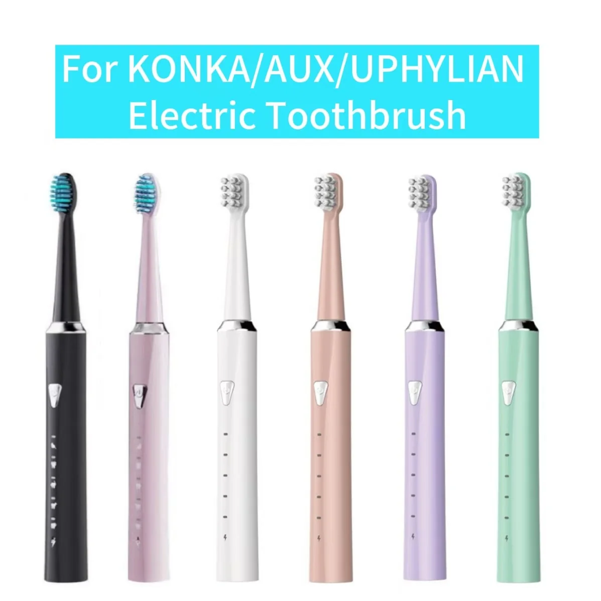 Replacement Toothbrush Heads For AUX A11/ UPHYLIAN / KONKA / PHYLIAN  Electric Toothbrush Soft Brush Heads Bristles Nozzles