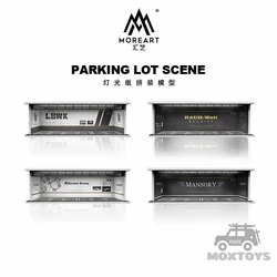 MoreArt 1:64 Diorama Lighting display box parking lot