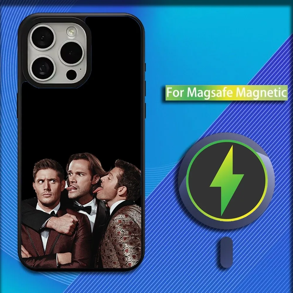 Winchester S-Supernatural-S Phone Case For iPhone 16,15,14,13,12,11,Plus,Pro,Max,Mini Magsafe Magnetic Wireless Charging