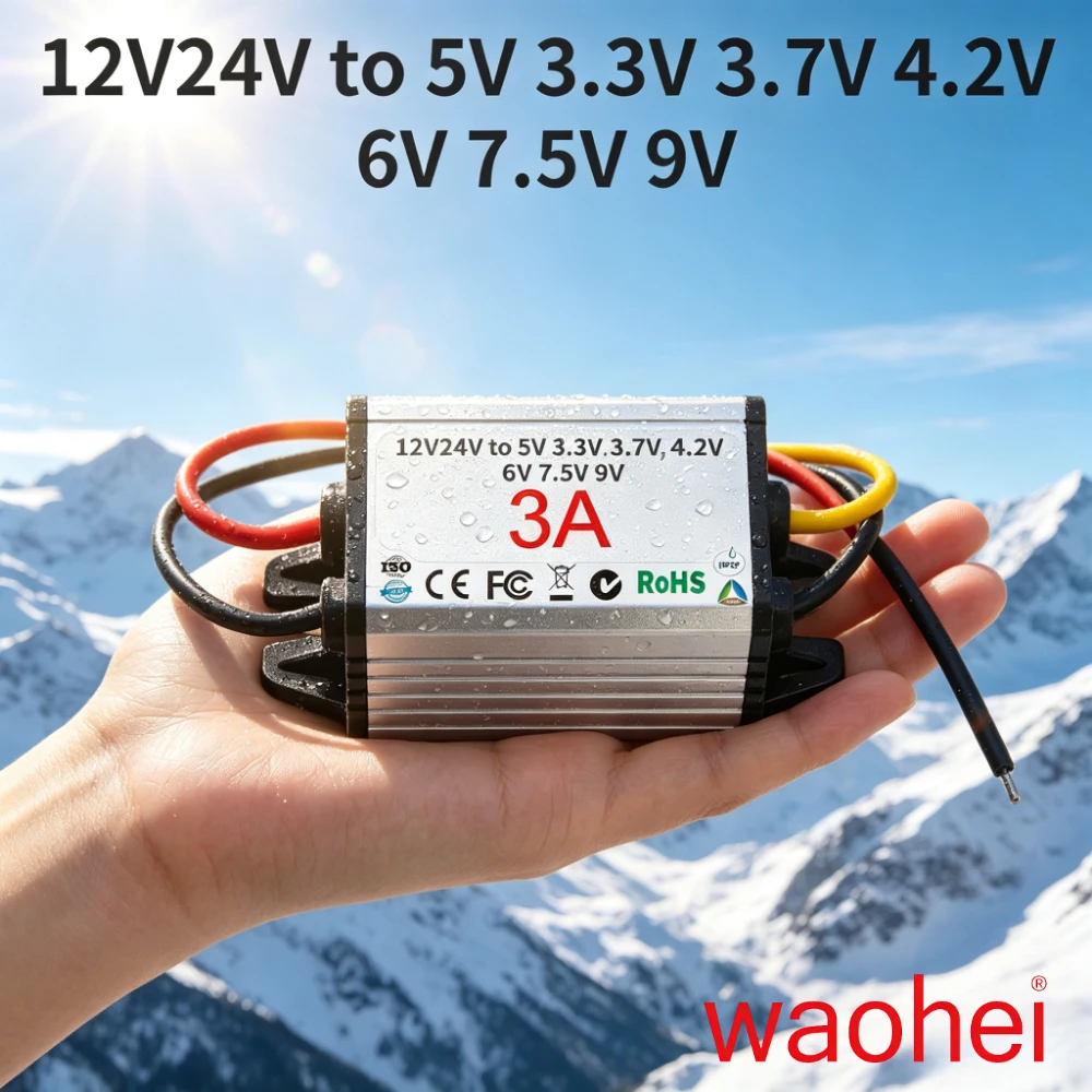 12V24V to 5V 3.3V 3.7V 4.2V 6V 7.5V 9V DC Converter Power Supply Voltage Converter Buck Step-down Module CE Input 8-31V ROHS