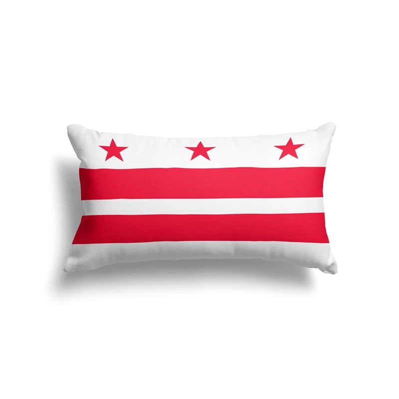 Aertemisi 20'' x 12'' Washington D.C Rectangular Throw Pillow Cushion Covers Cases Pillowcases 50cm x 30cm