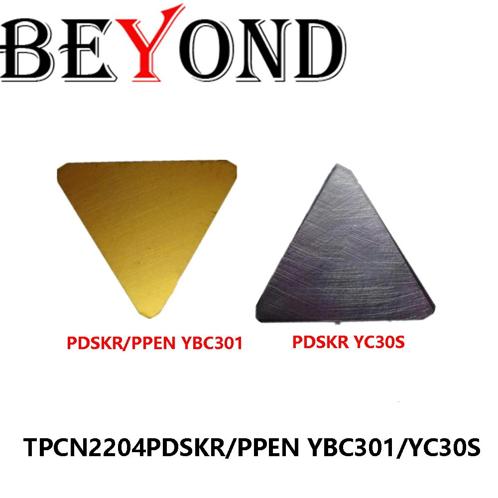 100% Original TPCN2204PDSKR TPCN2204PPEN YBC301 YC30S Carbide Turning Tools Inserts TPCN43PDSKR Machine BEYOND Lathe CNC Cutter