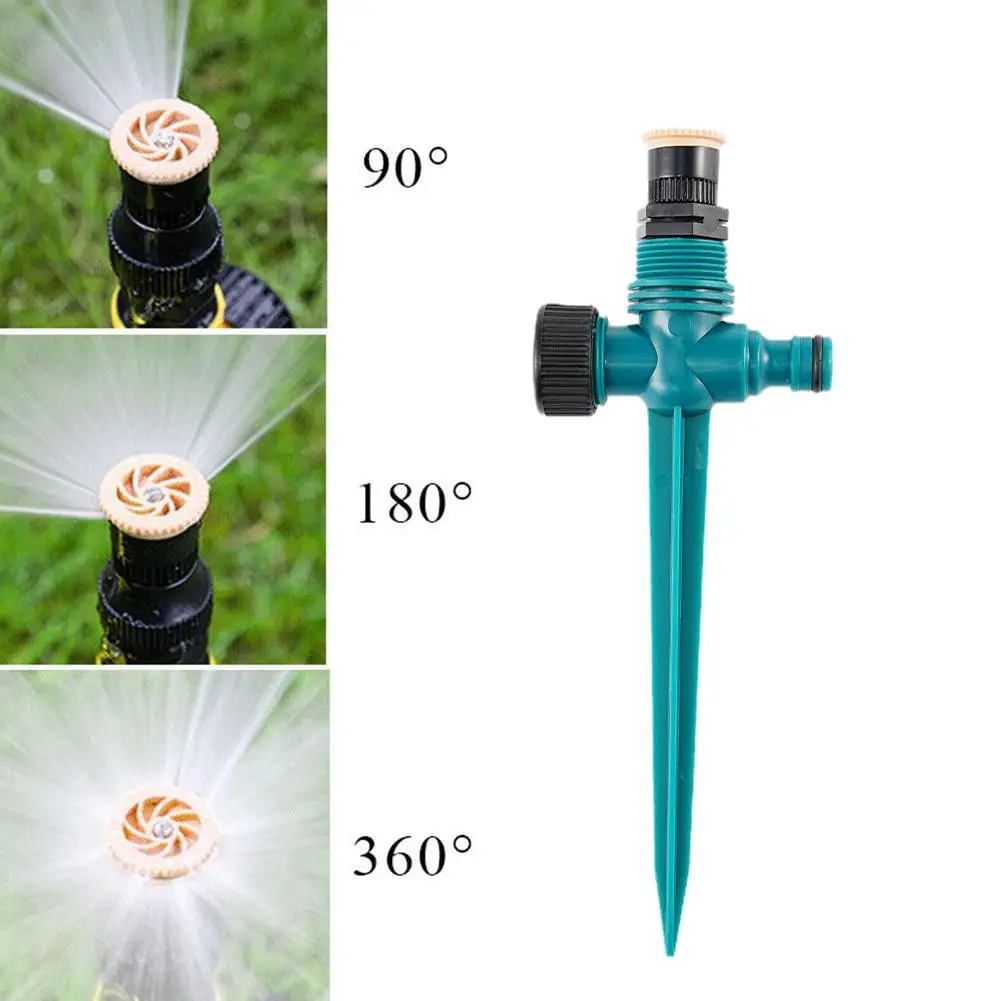 

360-degree Barb Rocker Impact Sprinkler Rotating Ground Lawn Atomization Plug Sprinkler Farmland Greening Irrigation Wateri X3P3